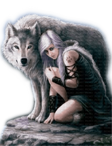 Rena Wolf Woman Frau - gratis png