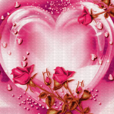 ani-bg-pink-rosa-valentine - Бесплатный анимированный гифка