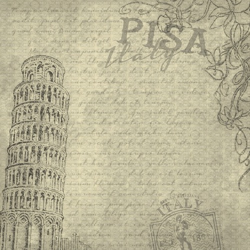 italy pisa background - ücretsiz png