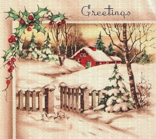 Christmas Greetings - бесплатно png