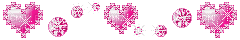 Jewel hearts pink - GIF animado grátis