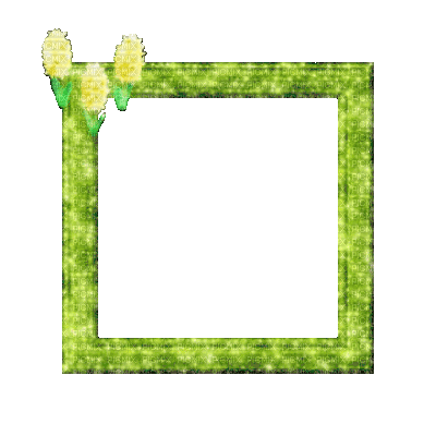 Small Green Frame - GIF animate gratis