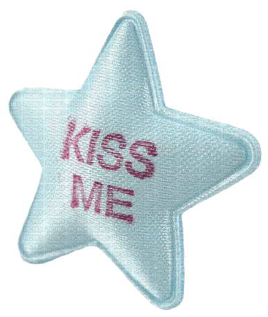 "kiss me" star - ücretsiz png