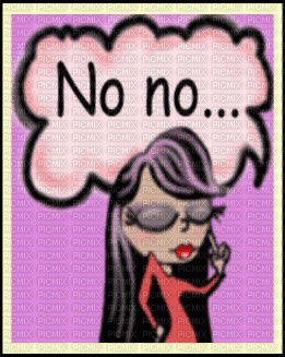 minetta-ani-woman-no no- - Zdarma animovaný GIF