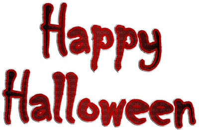 Kaz_Creations Halloween Logo Text - zdarma png