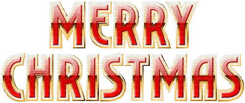 merry christmas text milla1959 - GIF animado grátis
