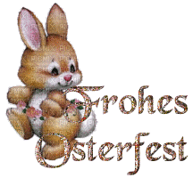 Frohes Osterfest - GIF animé gratuit