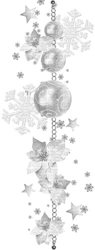 Christmas.Winter.Deco.White.Silver - gratis png