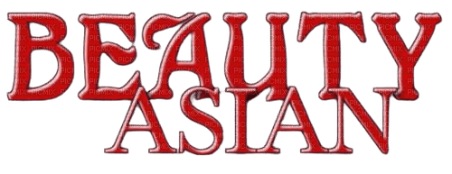 Beauty Asian - Text - Bogusia - 無料png