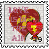 Petz Love is in the Air Stamp - zdarma png