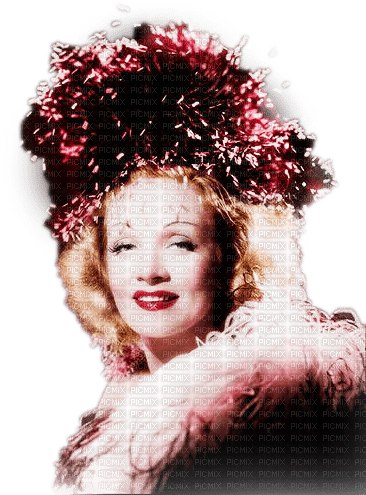 soave woman vintage Marlene Dietrich pink - png gratuito