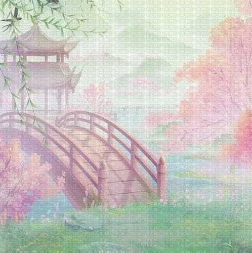 pastel landscape background - ücretsiz png