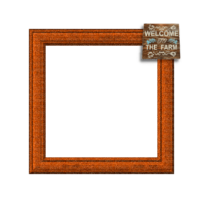 Small Orange Frame - nemokama png