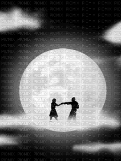 bailando en la luna - Zdarma animovaný GIF