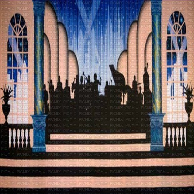 Art Deco background bp - ilmainen png
