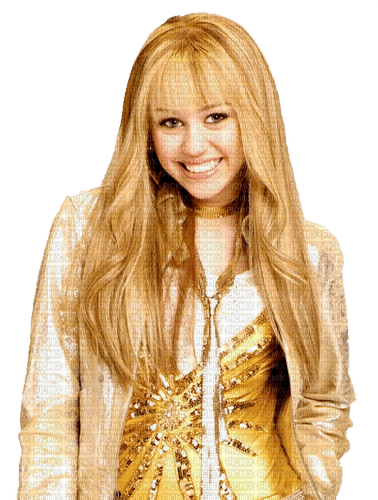 Hannah Montana in Gold - gratis png