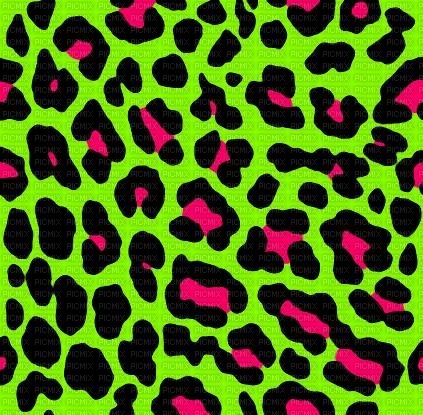 lime green and hot pink leopard print background - фрее пнг