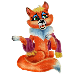 Kaz_Creations Cute Foxes Fox - png gratis