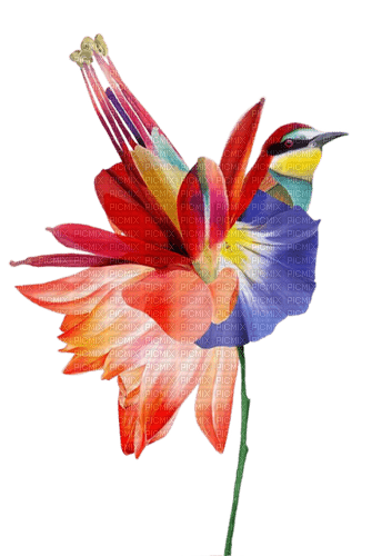 Цветок арт - Free PNG