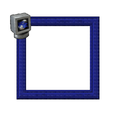 Small Blue Frame - Gratis animeret GIF