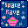 Pixel Space Rave Icon - GIF animado gratis