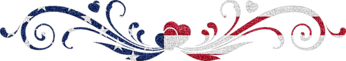 Patriotic.4th OfJuly.Scrap.Red.White.Blue - δωρεάν png