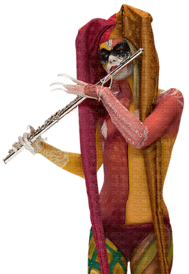 Flute Player - 免费PNG