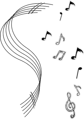 notas musicales - darmowe png