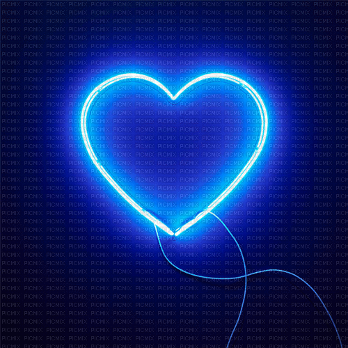 Background Blue Heart - Бесплатни анимирани ГИФ
