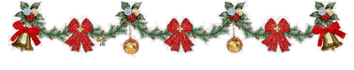 Christmas garland bp - GIF animado gratis