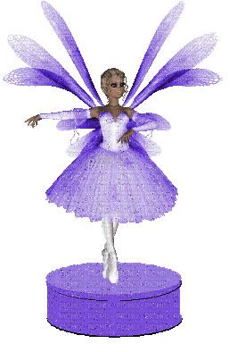 danseuse des fée violette - GIF animasi gratis