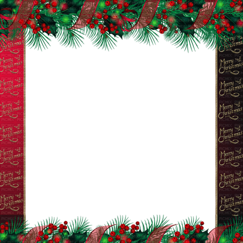 Noël.Cadre.Frame.Christmas.Victoriabea - 免费PNG