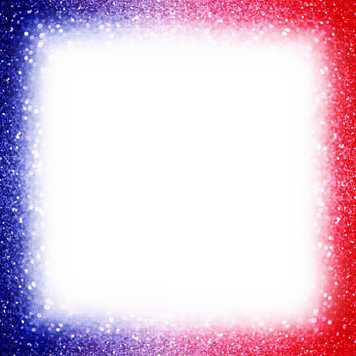 Glitter.Frame.Red.Blue - By KittyKatLuv65 - 無料png