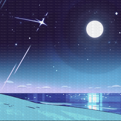 Steven Universe Beach Night Background - Free PNG