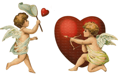 kikkapink vintage valentine angel angels - фрее пнг