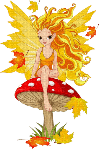 Autumn - Fairy - Free PNG