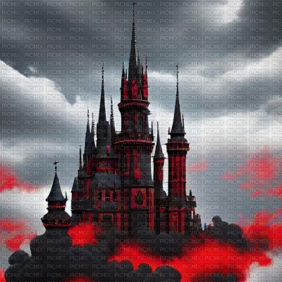 Gothic Disney Castle - bezmaksas png