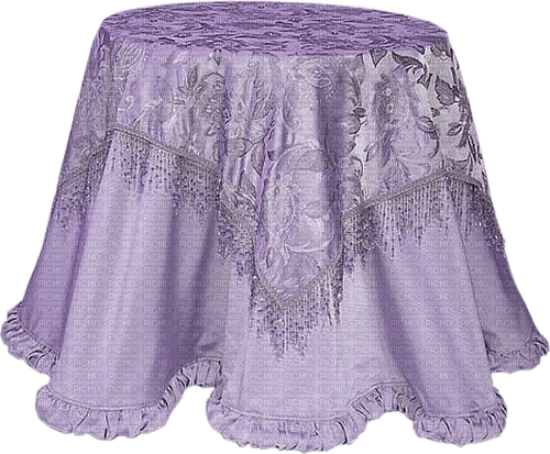 purple table - kostenlos png