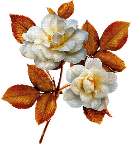 autumn  flowers by nataliplus - png grátis