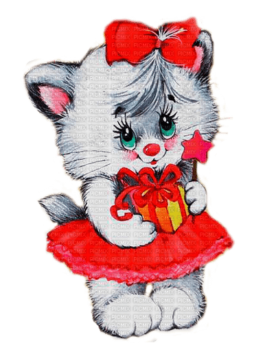 christmas cat by nataliplus - png gratuito