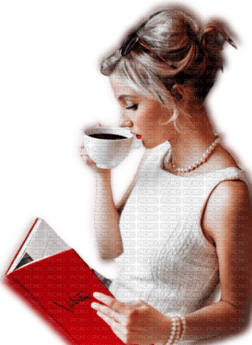 woman autumn kikkapink coffee - PNG gratuit