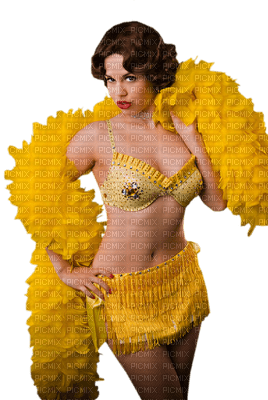 Kaz_Creations Woman Femme Yellow - фрее пнг