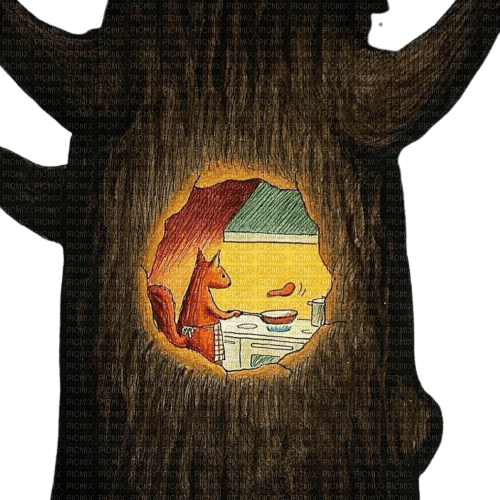 hollow tree - zdarma png