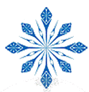 Tube déco-étoile de neige - GIF animado grátis