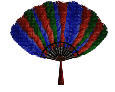 Kaz_Creations Deco Fan Colours - 免费PNG