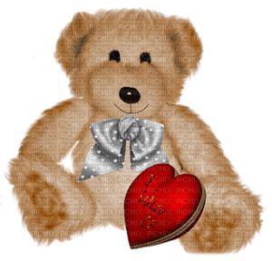 Kaz_Creations Valentine Deco Love Cute Teddy Bear - ilmainen png