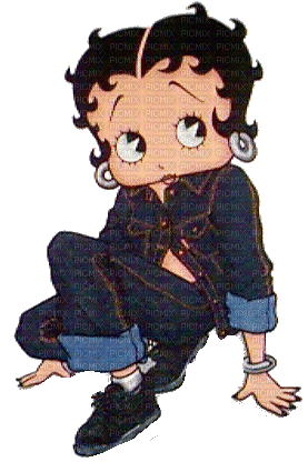 BETTY BOOP JEANS - Free animated GIF