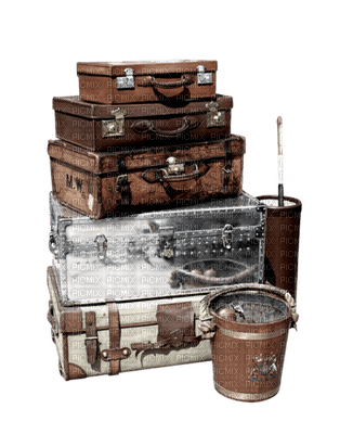 Kaz_Creations Luggage - безплатен png