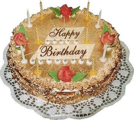 Geburtstag, Torte - Darmowy animowany GIF