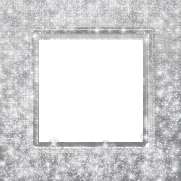 grey glitter frame - Zdarma animovaný GIF